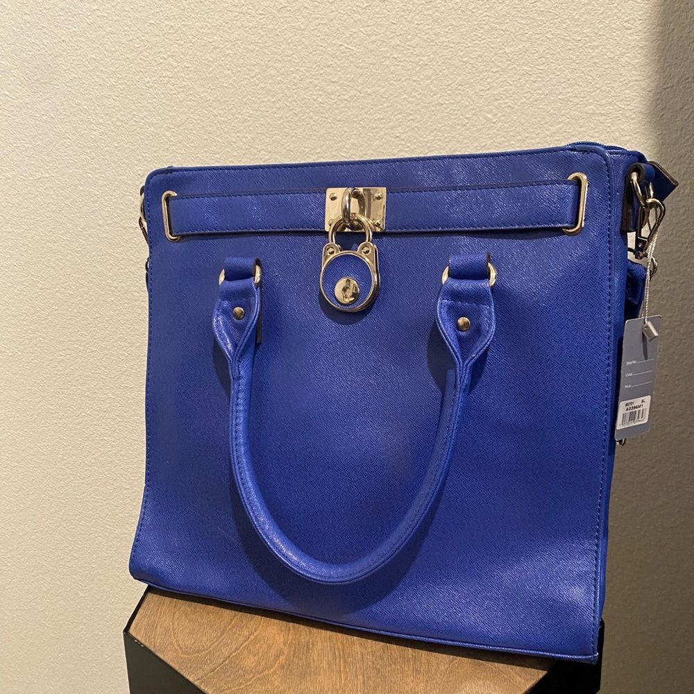 Cobalt blue bag